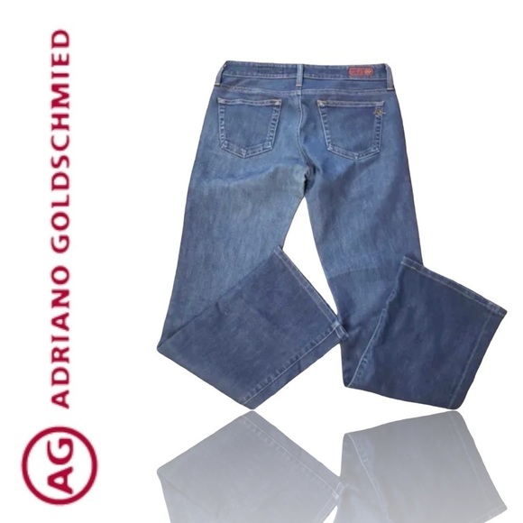 AG Y2K the club well fitted low rise flare blue jeans size 28​​ - Picture 2 of 3